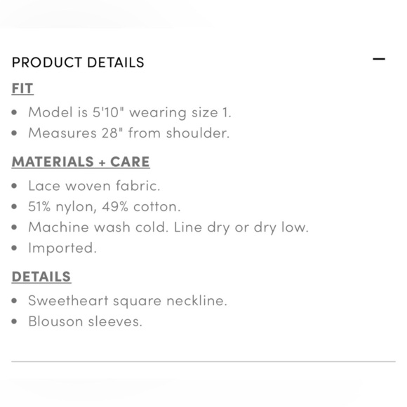 Torrid peplum long puff sleeve lace top blouse 5X 28 5 new NWT - Picture 8 of 8